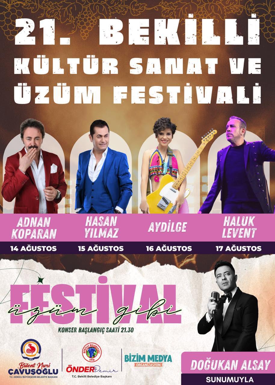 3 ilçede aynı hafta festival 