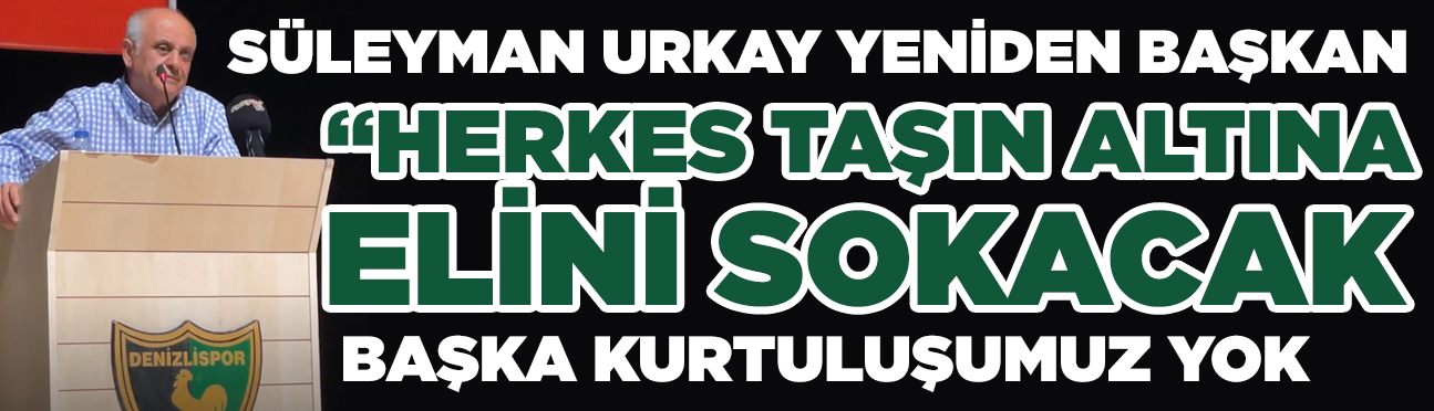 Süleyman Urkay yeniden başkan 