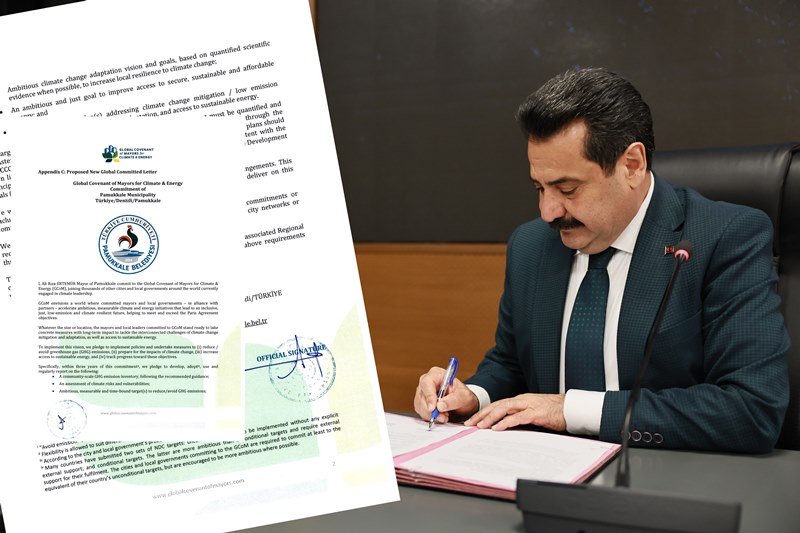 PAMUKKALE’NİN İKLİM VİZYONU KÜRESEL ARENADA