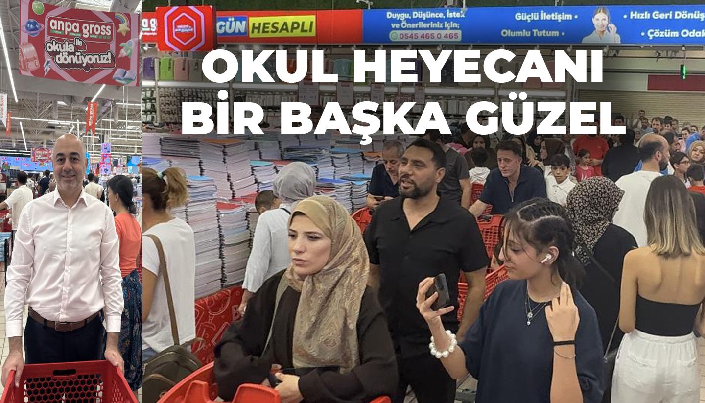 Okul Alışverişi Anpa Gross'da 