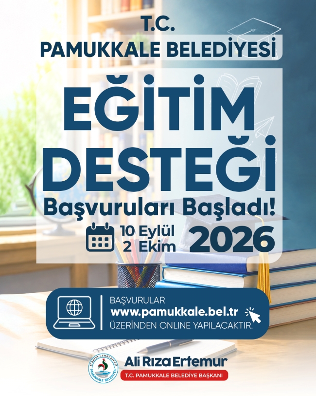 pamukkale belediyesi eğitim yardımı 