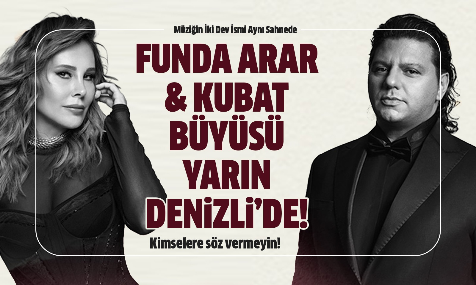 Denizli’de Senfoni Rüzgârı: Funda Arar ve Kubat Yarın Aynı Sahnede!