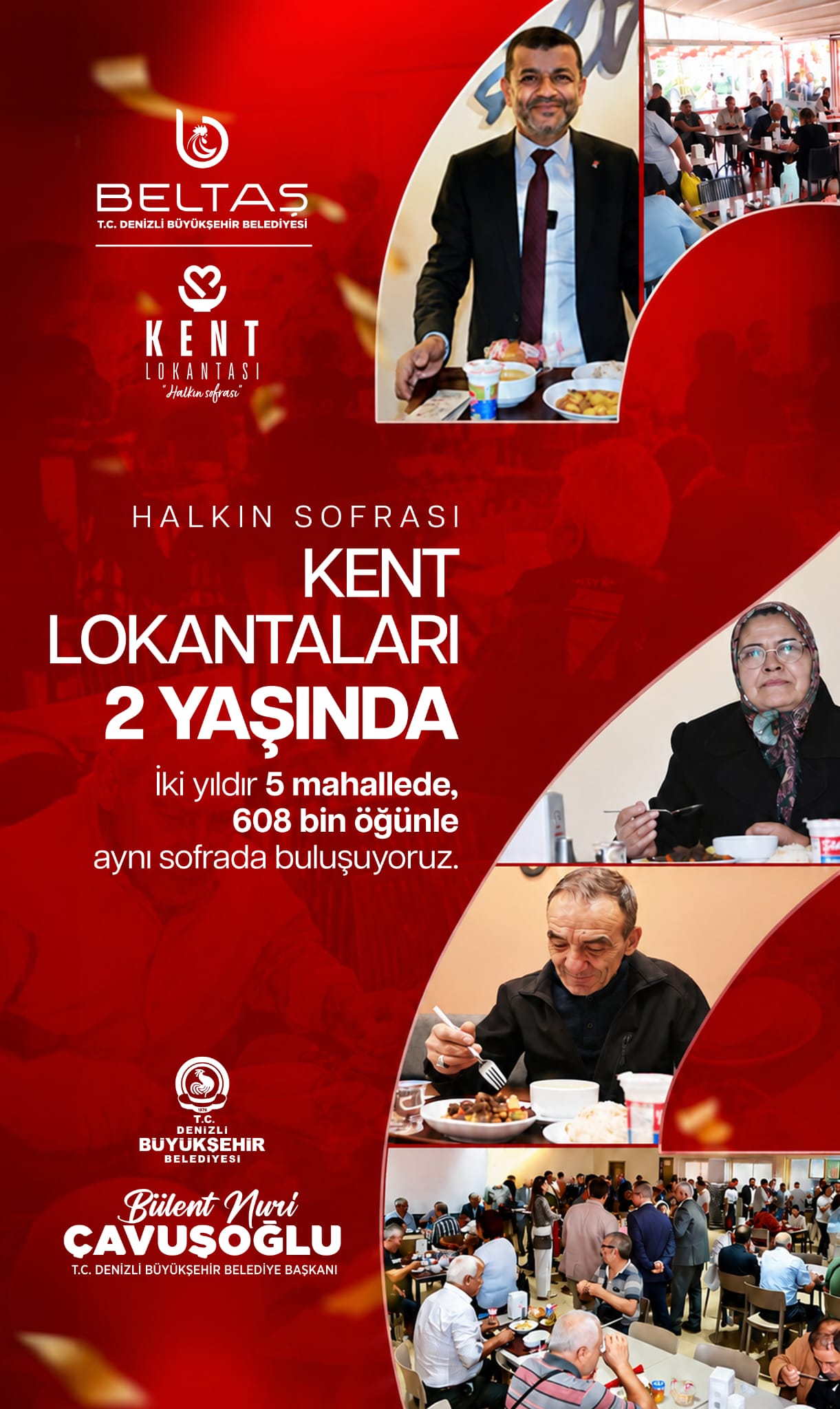 Kent lokantası 2 yaşında 