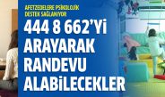 Afetzedelere psikolojik destek sağlanıyor