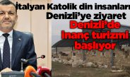 İtalyan Katolik din insanları Denizli’ye ziyaret