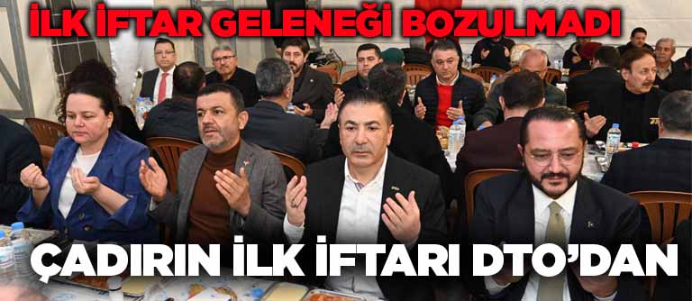 İLK İFTAR GELENEĞİ BOZULMADI