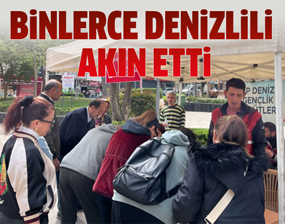 Ekrem İmamoğlu İçin binlerce Denizlili akın etti